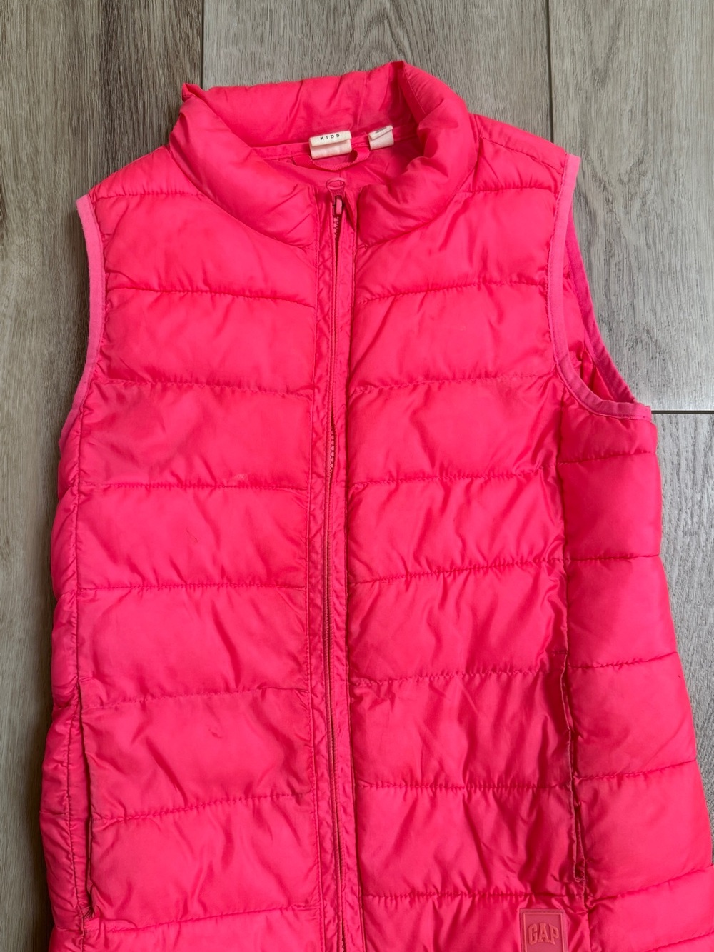 GAP Hot Pink Quilted Puffer Vest